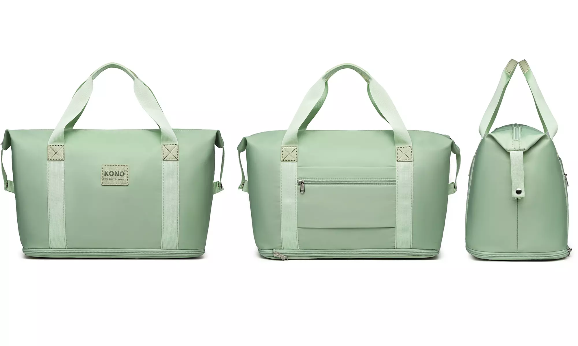 KONO Wasserfeste Reisetasche & Kulturbeutel