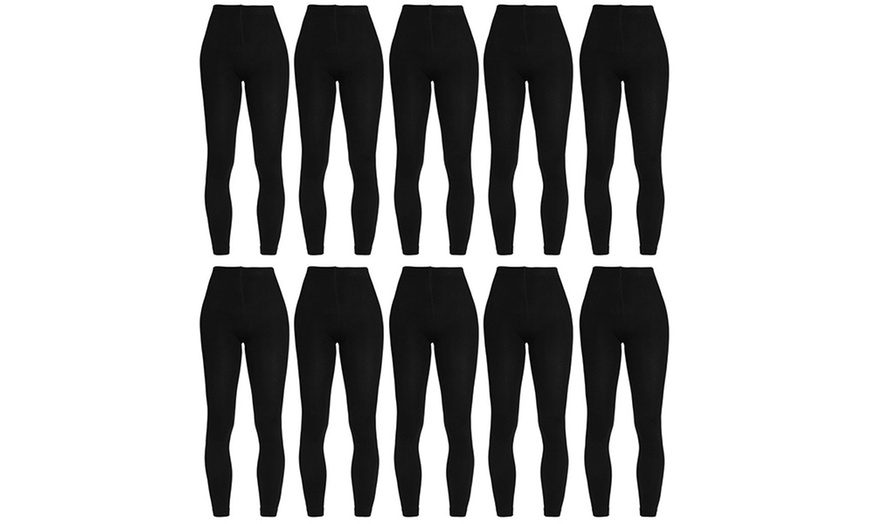 Image 5: Leggins negros de invierno