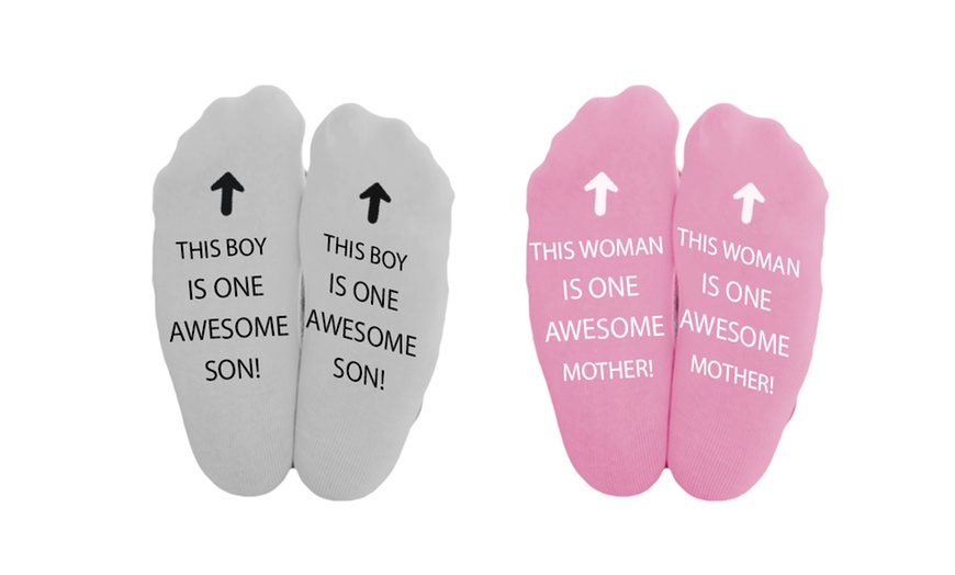 Image 17: Awesome Family Members Gift Socks