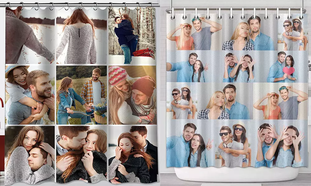 Personalisierbarer Foto-Duschvorhang