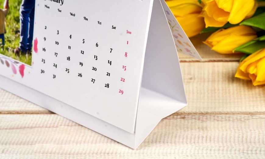 Image 2: Calendrier de bureau personnalisable avec Colorland