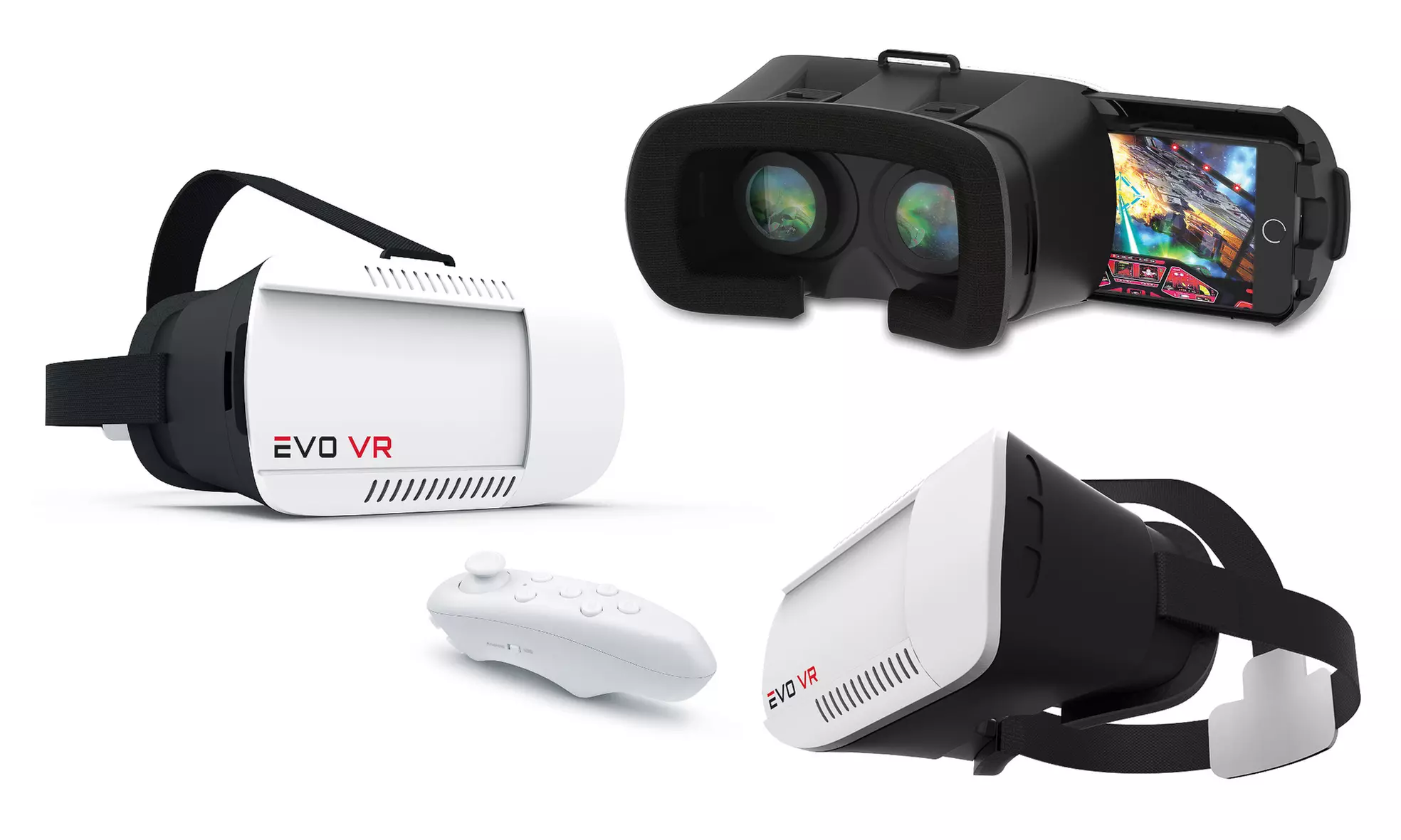 EVO NEXT Virtual-Reality Headset with Optional Bluetooth Controller - Second Medium