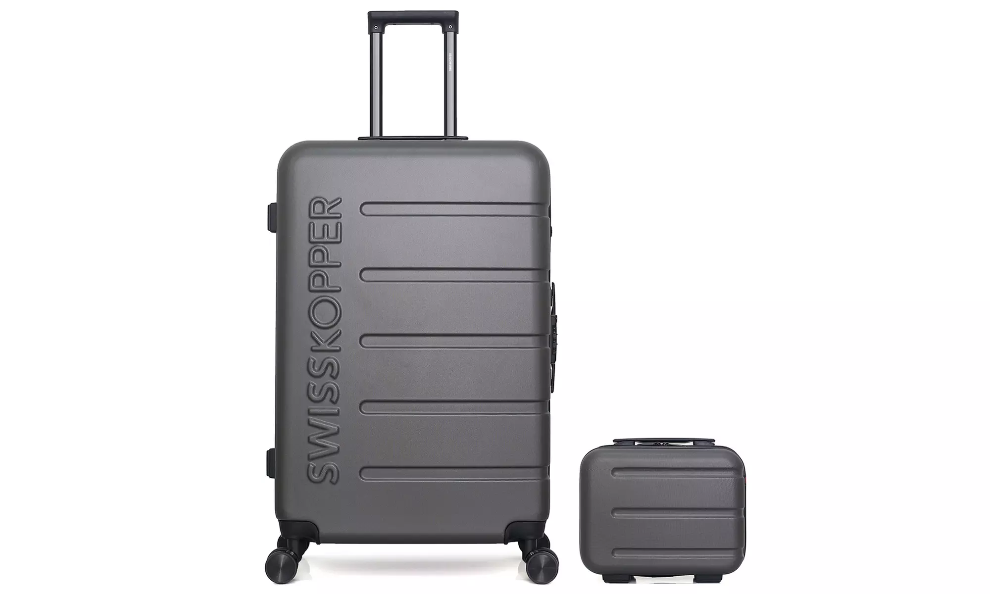 Lot avec valise grand format et vanity Swiss Kopper