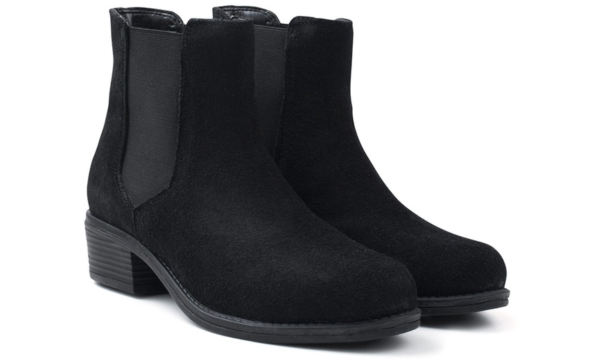 Image 3: Redfoot Suede Chelsea Boots