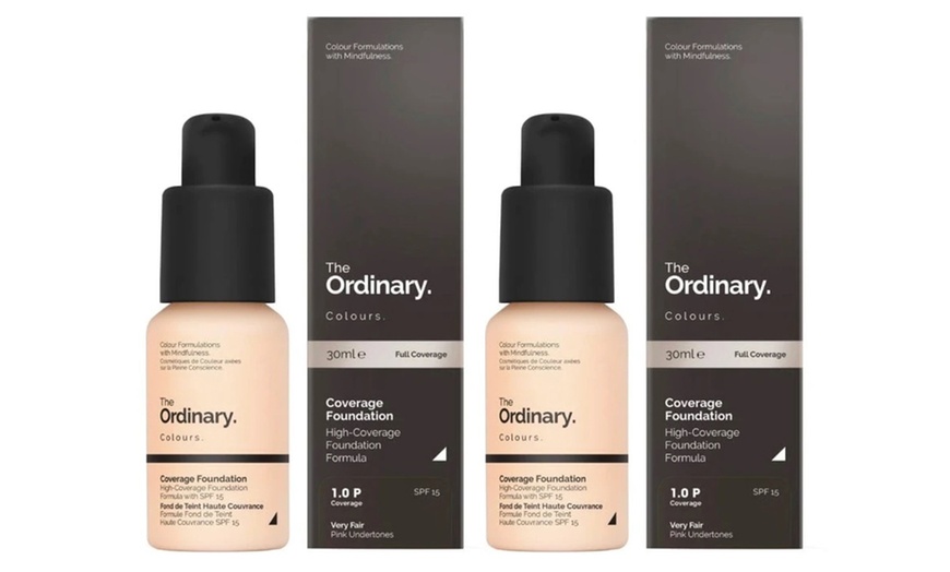 Image 3: 1 o 2 fondotinta Ordinary Coverage Foundation 