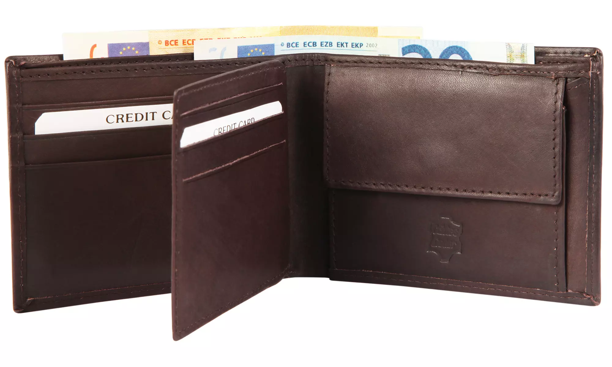 1x oder 2x Excellanc Herren-Geldbörse