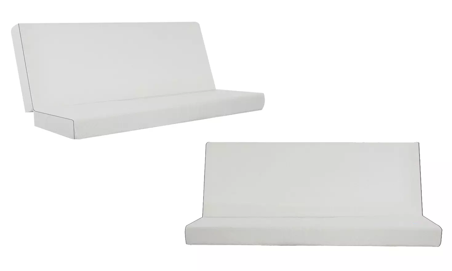 Matelas pour clic-clac à mémoire de forme Sampur, épaisseurs et dimensions au choix, livraison gratuite - Image 2