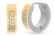 Steel Evolution Men's Huggie Earrings - Second Medium