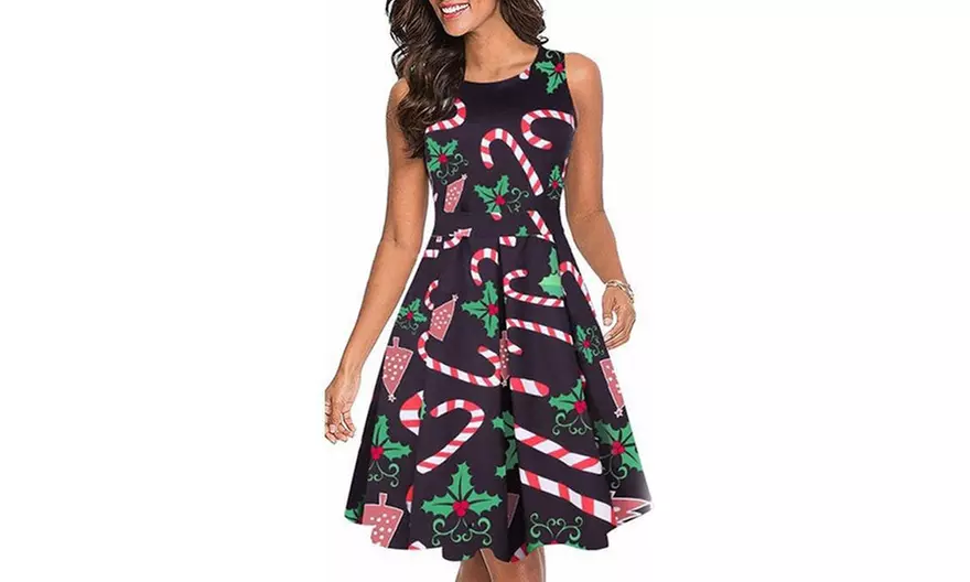 Leo Rosi Women's Christmas Dress. Plus Sizes Available. - Second Medium
