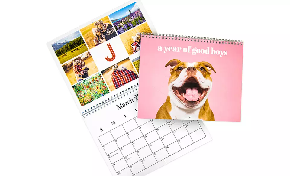 Personalized Wall Calendars from Collage.com (Up to 84% Off). Six Options Available. - Primary Image