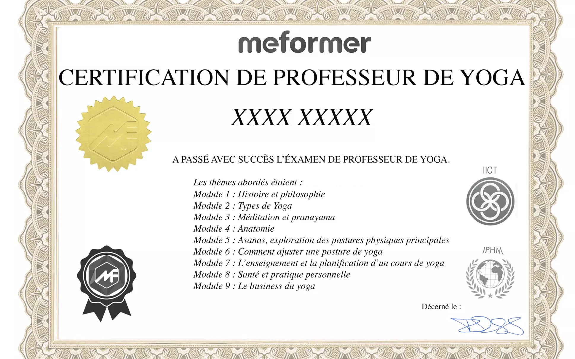 Formation en ligne pour apprendre et enseigner le yoga sur la plateforme Meformer - Image 3