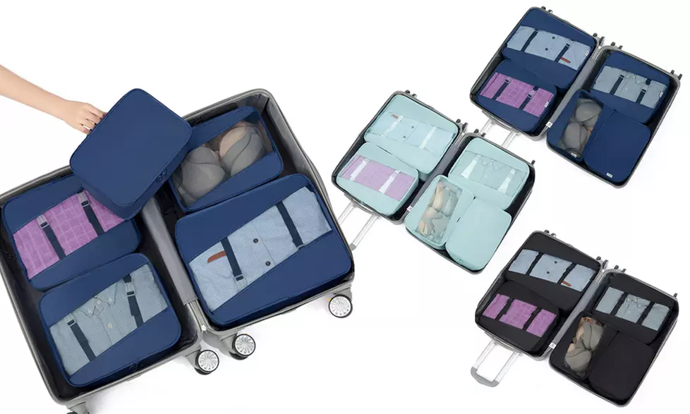 Set da 5 organizer da viaggio, disponibile in 3 colori - Primary Image