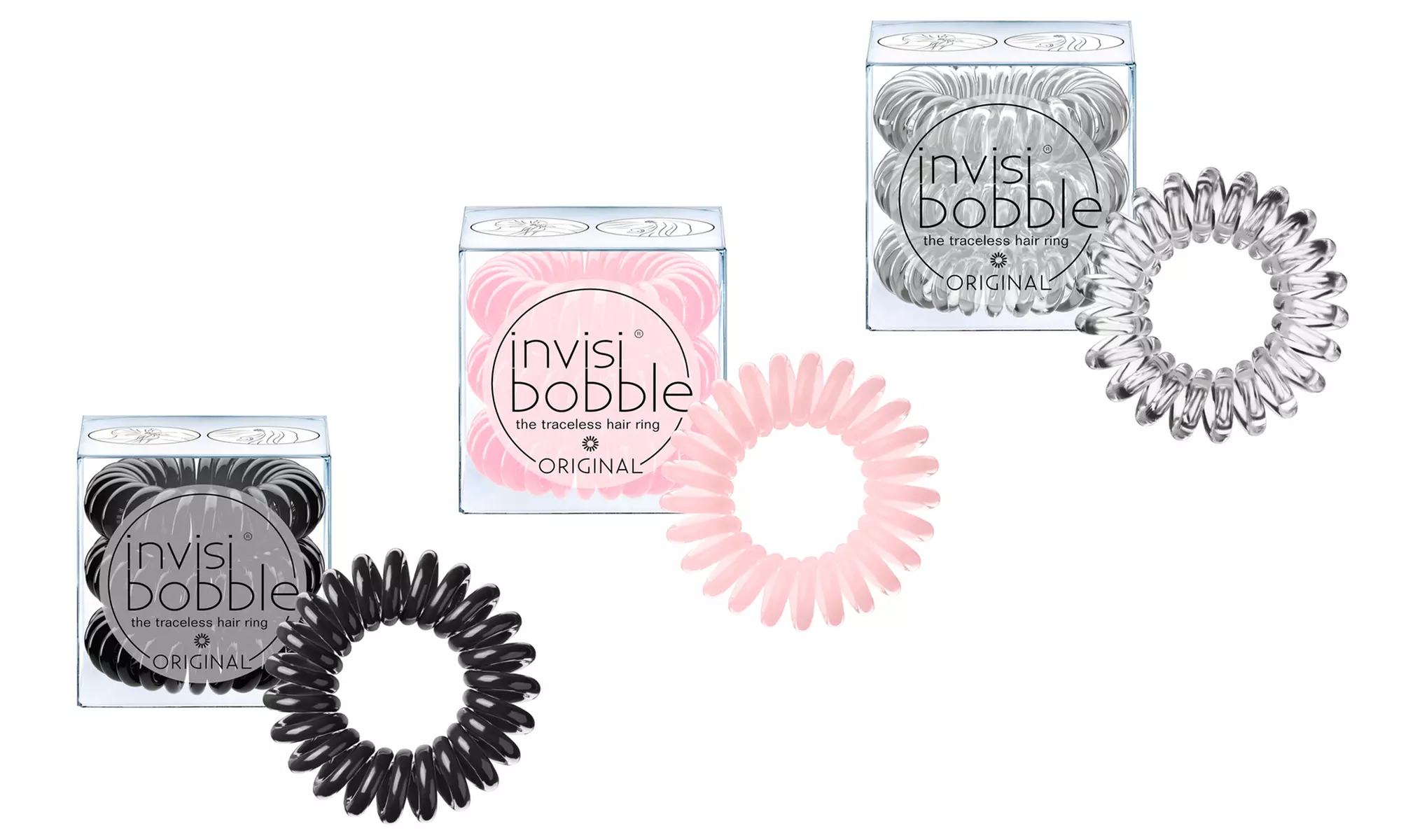 12 Fasce per capelli Invisibobble disponibile in due modelli - Primary Image