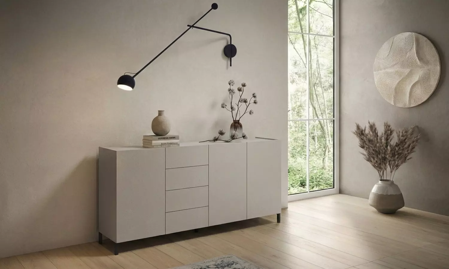 Wohnzimmermöbel Solaria: Kommode, TV-Schrank oder Highboard