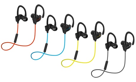 1 o 2 paia di cuffie bluetooth sportive in 4 colori