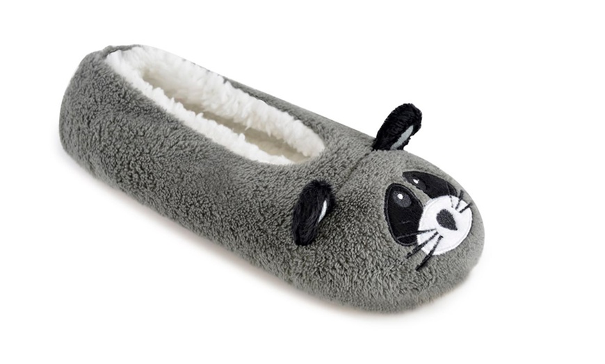 Image 2: Animal Ballet-Style Slippers