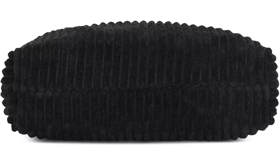 Women's Reversible Corduroy Shoulder Bag With Spacious Interior