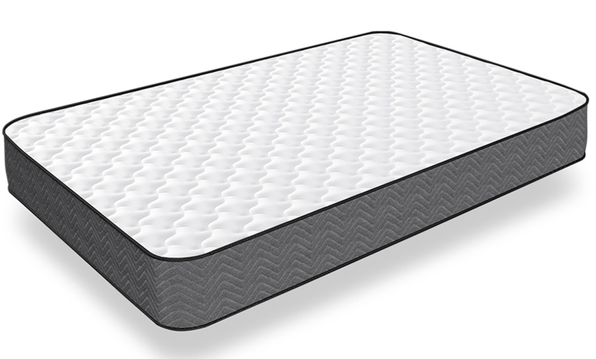 Image 7: Gude Night 7 inch Deep Memory Foam Quilted SprIng Mattress 