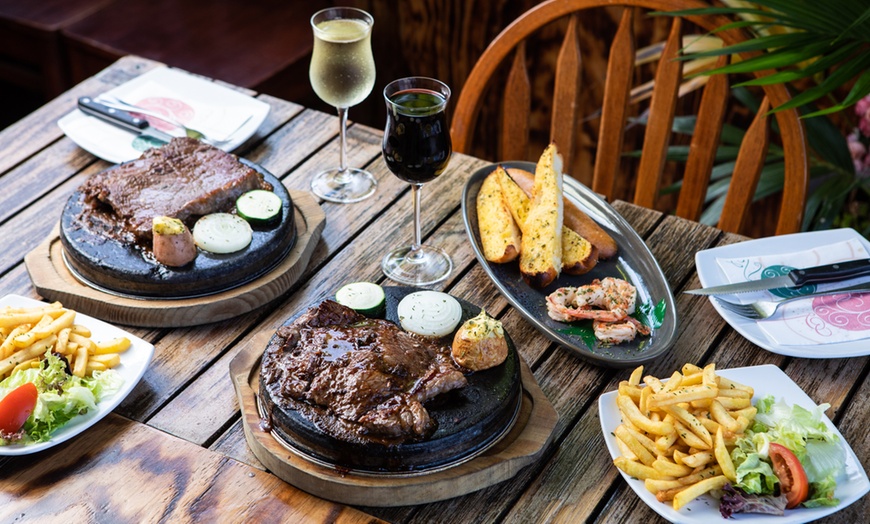 Image 4: Volcanic Rock Steak Meal for Two