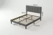 Levede Minimalist Upholstered Bed Frame - Second Medium