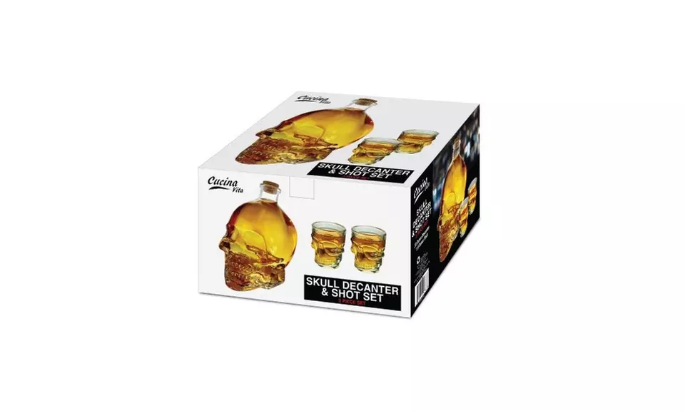 Skull Decanter and Shot Set - Second Medium