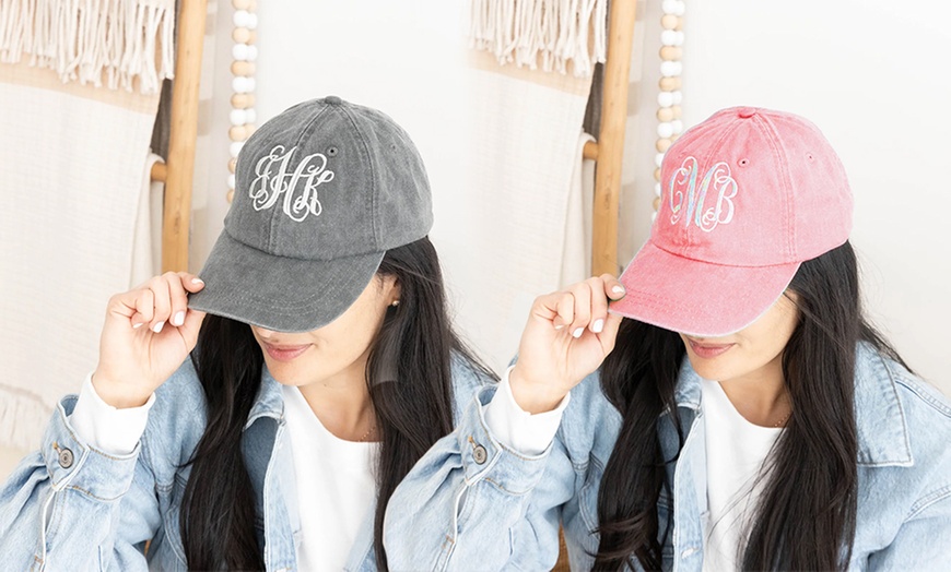 Image 10: Get a Custom Embroidered Hats with Unique Designs!