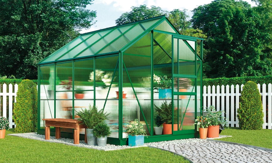 Image 5: Garden Grow Aluminium Frame Greenhouse