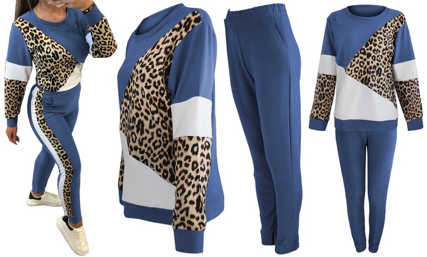 Image 2: Two-Piece Leopard Tracksuit