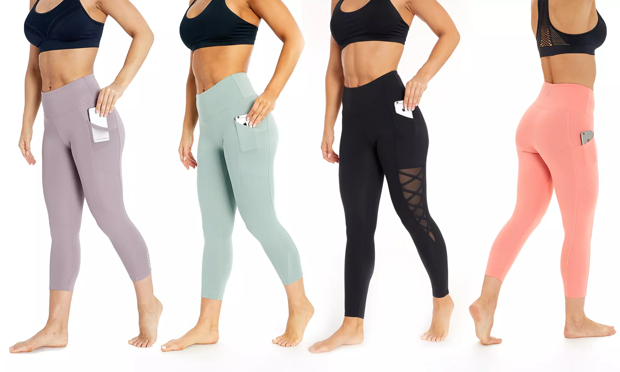 Clearance: Marika Pocket Leggings 22” and 25” - Primary Image