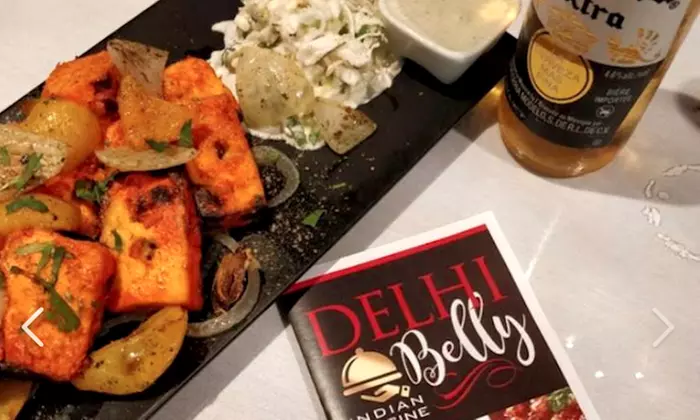Indian Cuisine at Delhi Belly Indian Cuisine (Up to 44% Off). Two Options Available.  - Primary Image