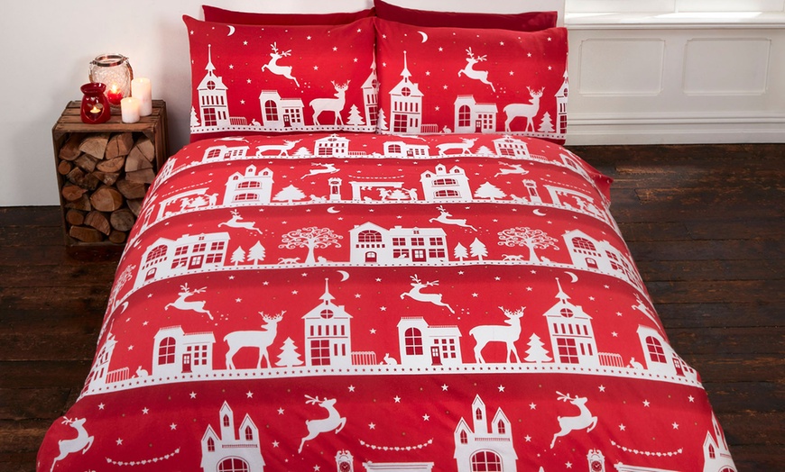 Image 6: Flannelette Duvet Cover Set