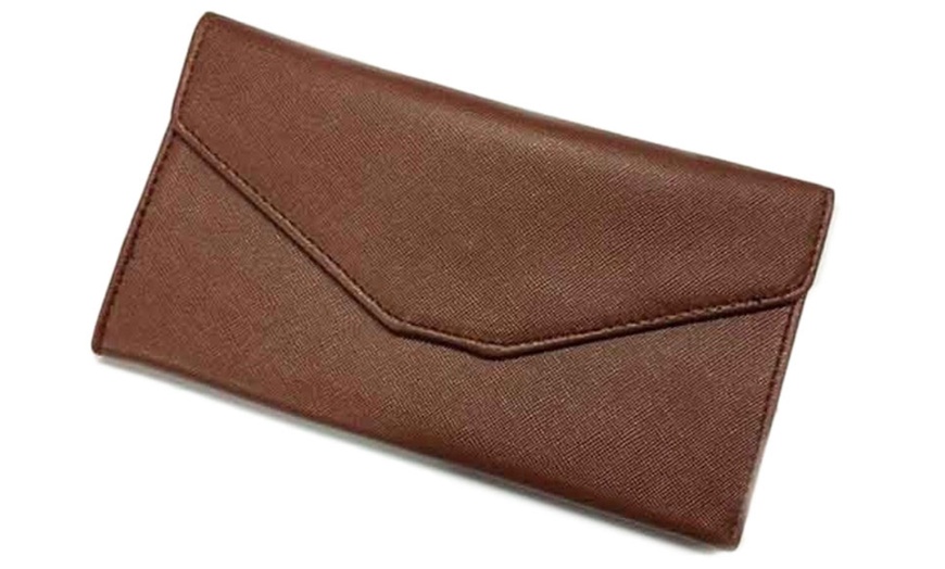 Image 3: Women's Multi-Compartment Envelope Wallet