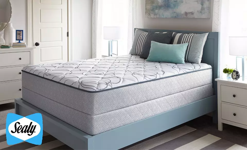 Sealy Highfield Firm Mattress Set. Free White Glove Delivery. - Primary Image