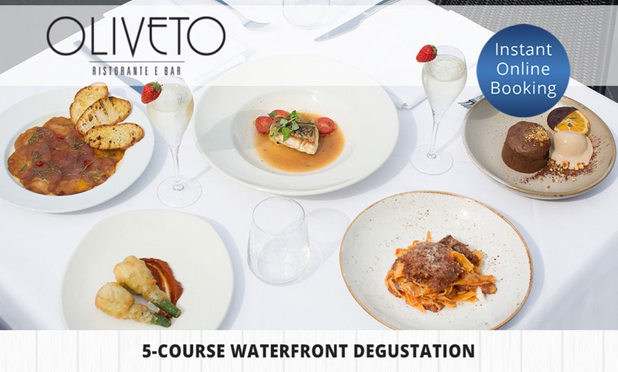 Image 1: 5-Course waterfront Degustation for 2