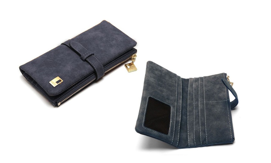 Image 8: Women's Suede Wallet