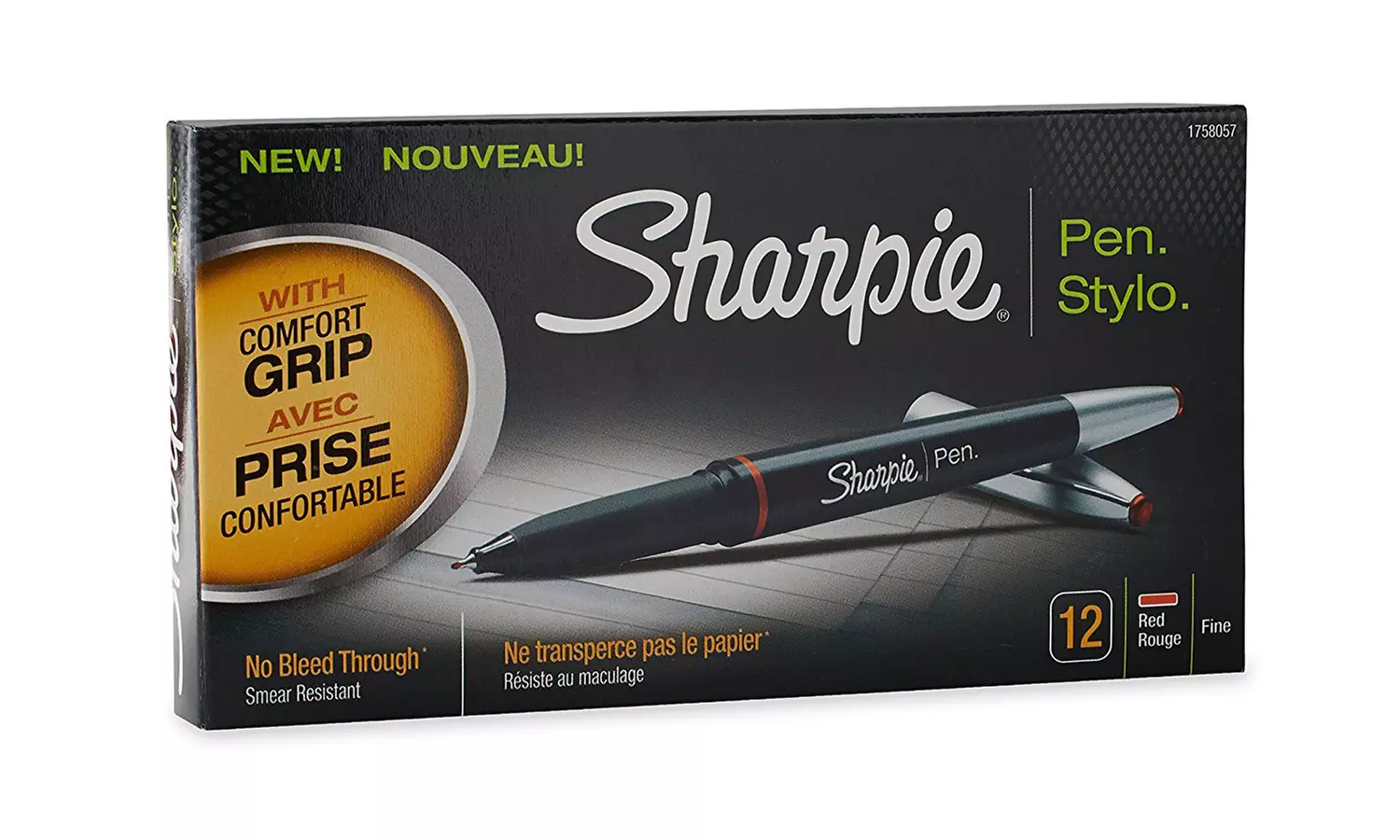 Sharpie Pen Comfort Grip Fine-Point Pen (12-Pack) - Primary Image