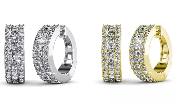 1, 2 o 3 paia di orecchini Olena con cristalli Swarovski®