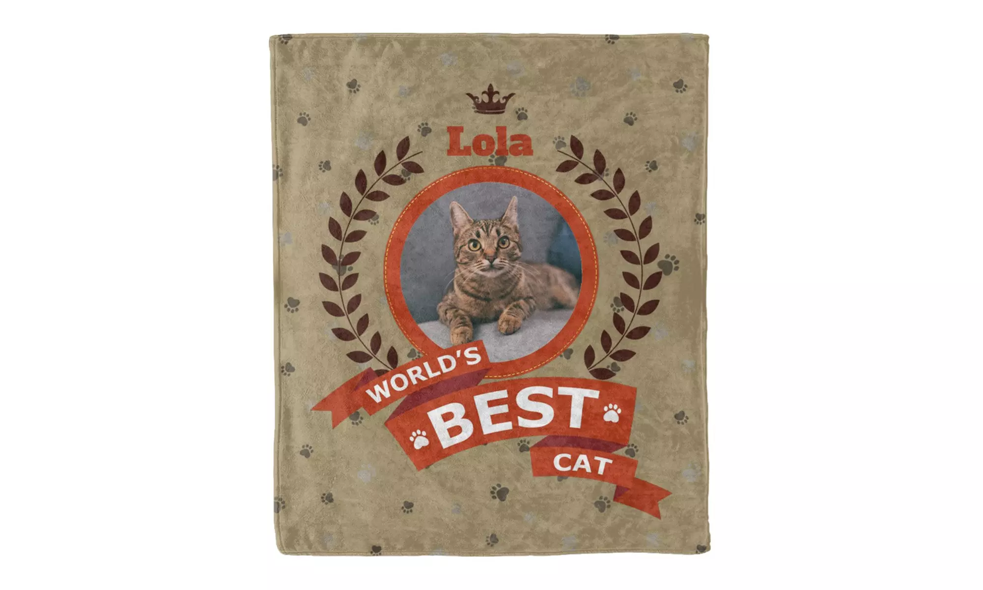 Personalisierte Haustier-Decke