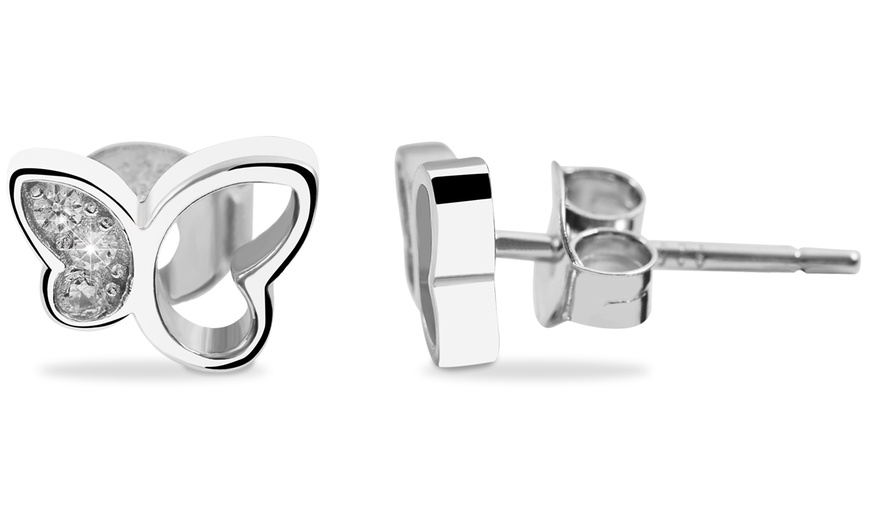 Image 15: 1, 2 ou 3 boucles d'oreilles goujons en argent sterling pour enfants