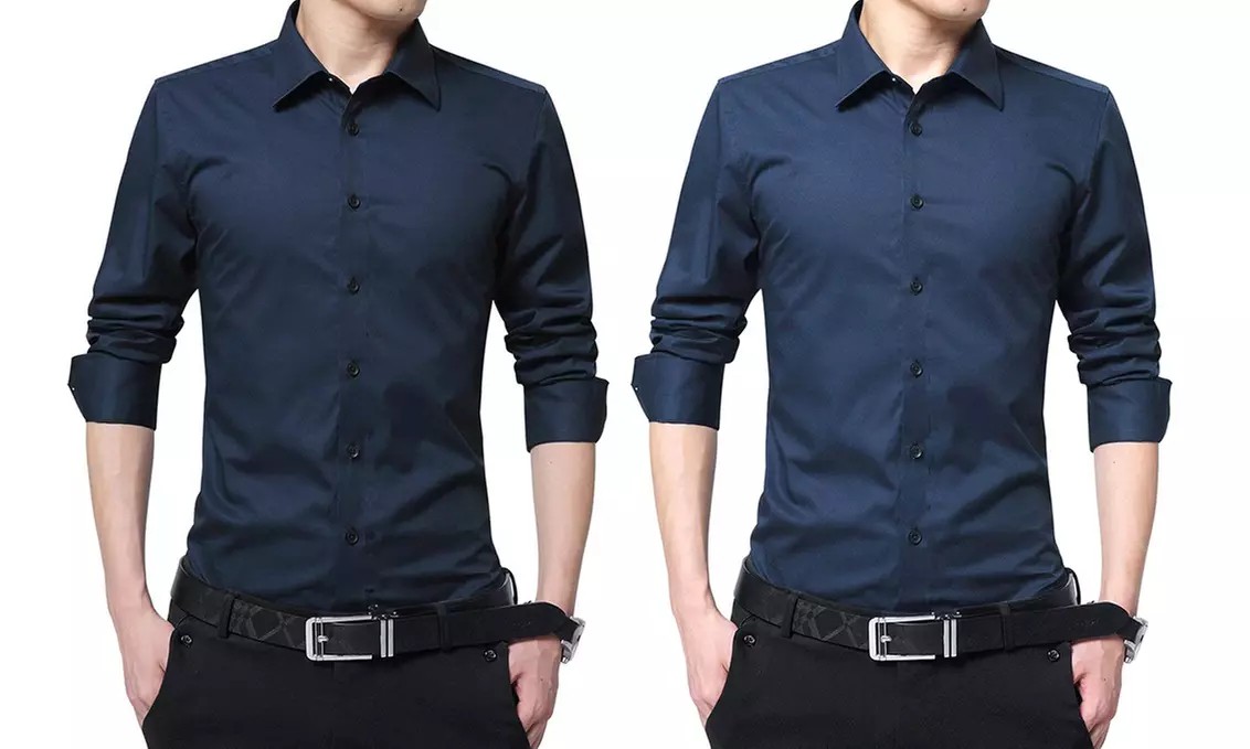 Set di 2 camicie sartoriali da uomo