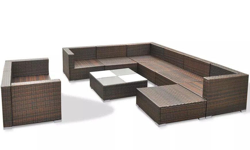 Image 48: Tuinset poly rattan