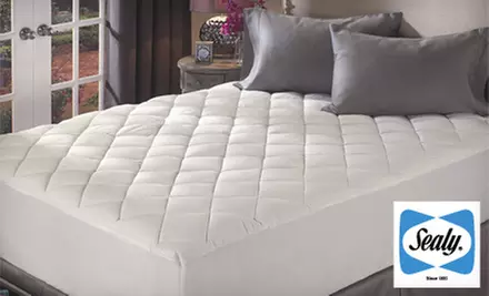 Sealy ReliaGrip 300-Thread-Count Egyptian-Cotton Mattress Pad in Full, Queen, King, or California King (Up to 52% Off) - Primary Image
