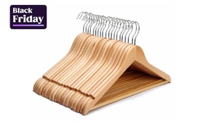 20 or 40 Wooden Hangers