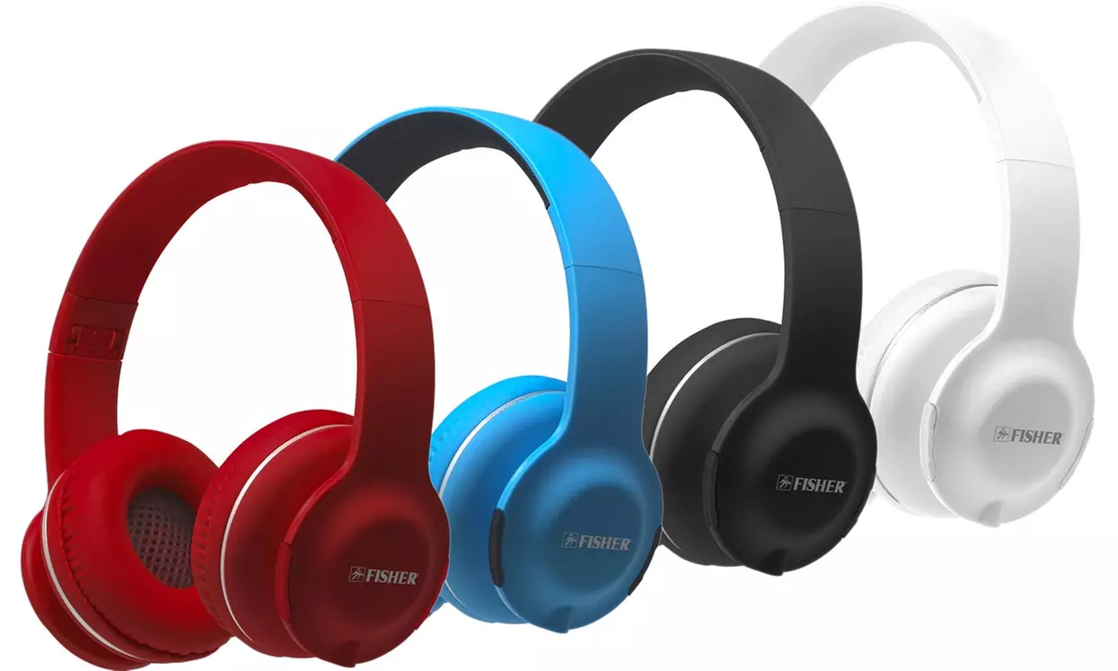 Fisher Lounge Wireless Bluetooth On-Ear Headphones with Mic - Primary Image