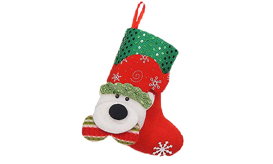 Image 9: Lot de 4 chaussettes de Noël