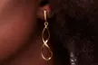 Boucles d'oreilles en argent sertis de cristaux autrichiens - Image 3