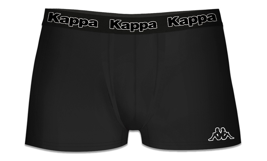 Image 5: Six-Pack of Kappa Black Boxers