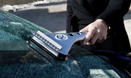 Raclette dégivreuse électrique avec LED, Lime