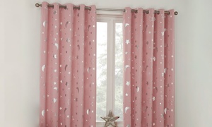 Stars Eyelet Blackout Curtains