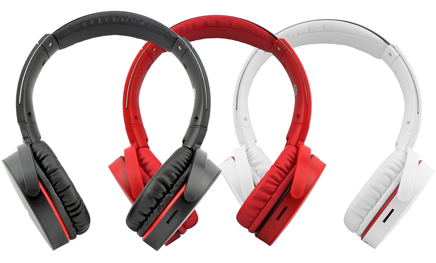 Image 2: Headphones with MP3 Player